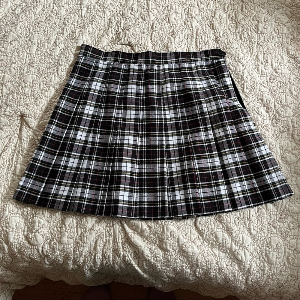 American Apparel Plaid Tennis Skirt